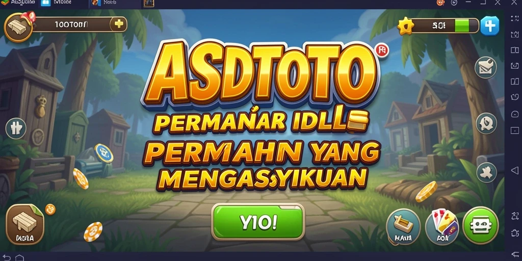 Screenshot ASDTOTO menunjukkan gameplay Idle yang menarik dan interaktif.