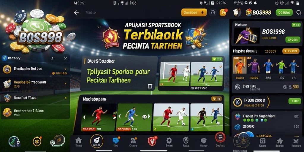Tampilan screenshot utama BOS898 menampilkan fitur taruhan olahraga yang interaktif.
