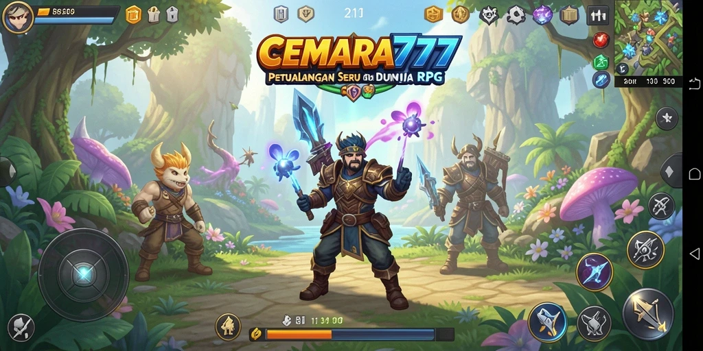 Tampilan gameplay RPG CEMARA777 yang menawan dan penuh aksi.
