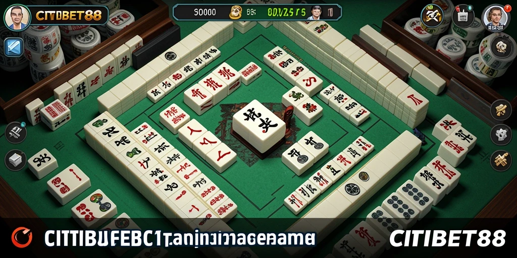 Gameplay CITIBET88 yang menarik dan seru dalam permainan Mahjong.