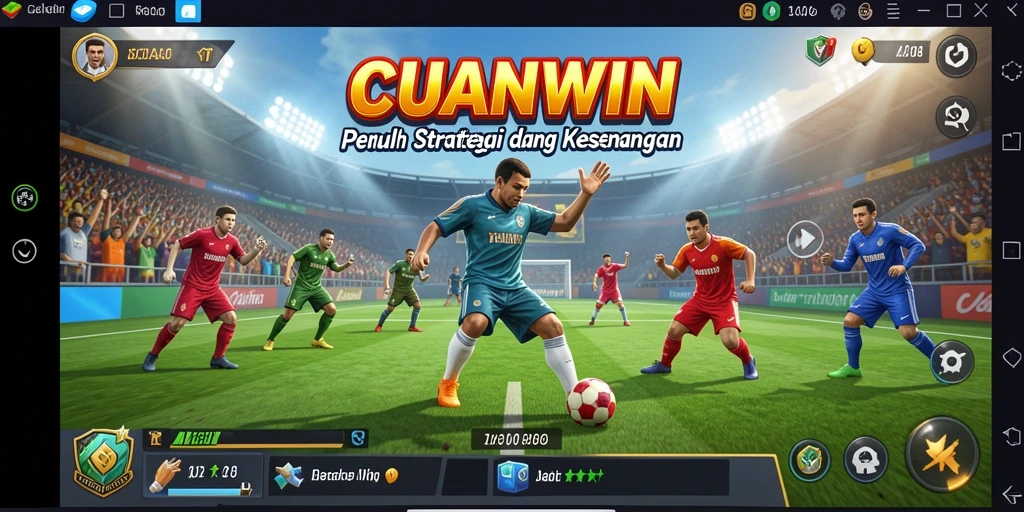 Gameplay seru CUANWIN menampilkan aksi olahraga yang mendebarkan.