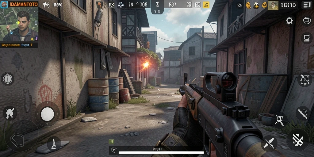 Screenshot gameplay seru IDAMANTOTO dengan aksi menegangkan.
