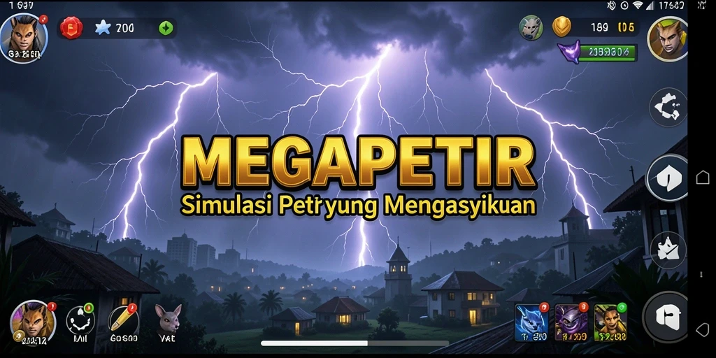 Tampilan gameplay <strong>MEGAPETIR</strong> yang seru dan penuh aksi.