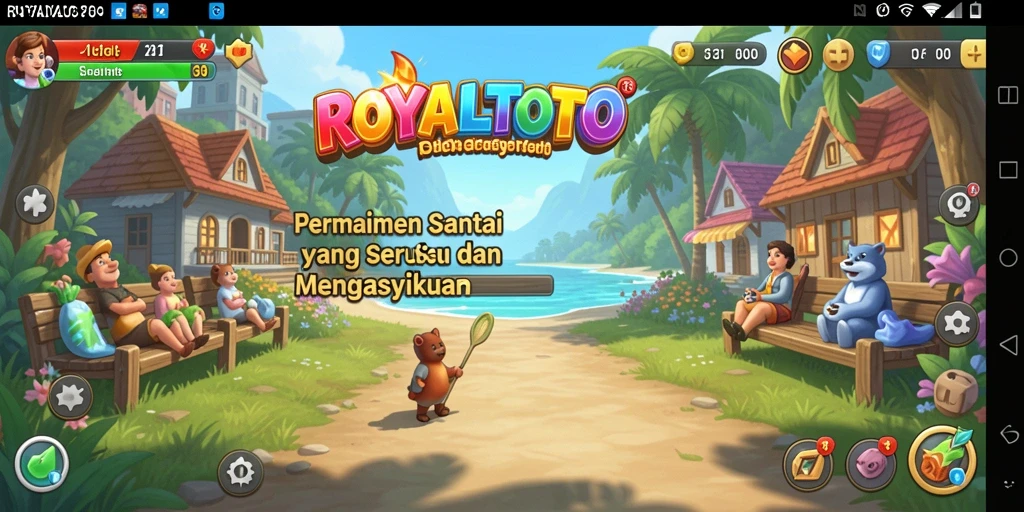 Screenshot gameplay <strong>ROYALTOTO</strong> yang menunjukkan keasyikan bermain santai.