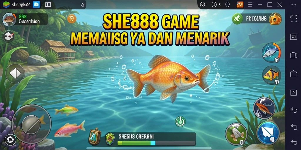 Tangkapan ikan besar dalam gameplay SHE888 yang menegangkan.