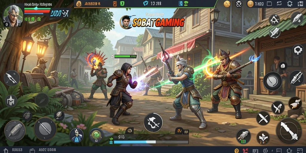 Tampilan antarmuka SOBATGAMING yang modern dan fungsional.