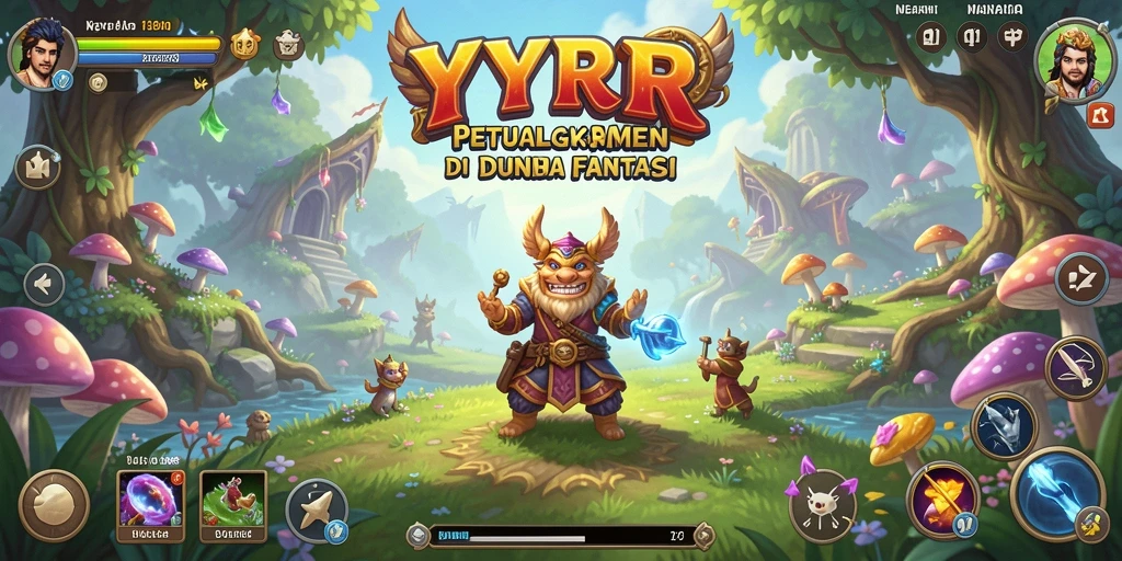 Tampilan gameplay menarik dari YYRR saat menjelajahi dunia petualangan.